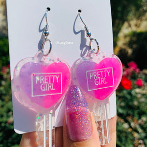 Pretty Girl Key Earrings