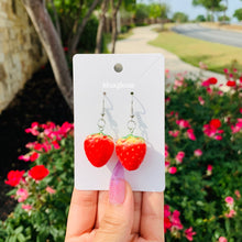 Load image into Gallery viewer, Strawberry Earrings